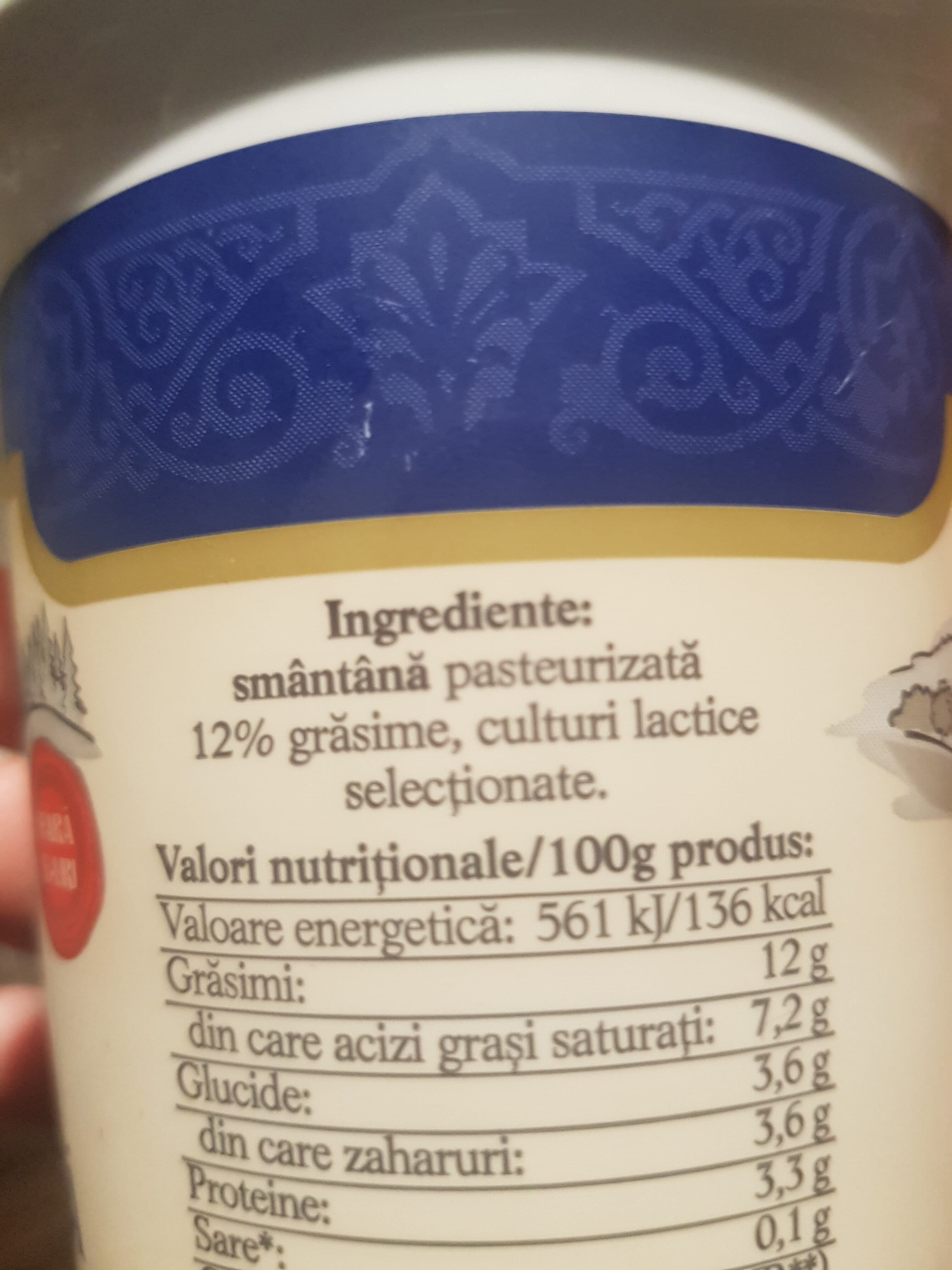 Bunatati Manastiresti nucet Smantana 12% Grasime 375 g packshot
