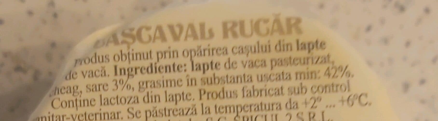Nucet Cașcaval Rucăr packshot
