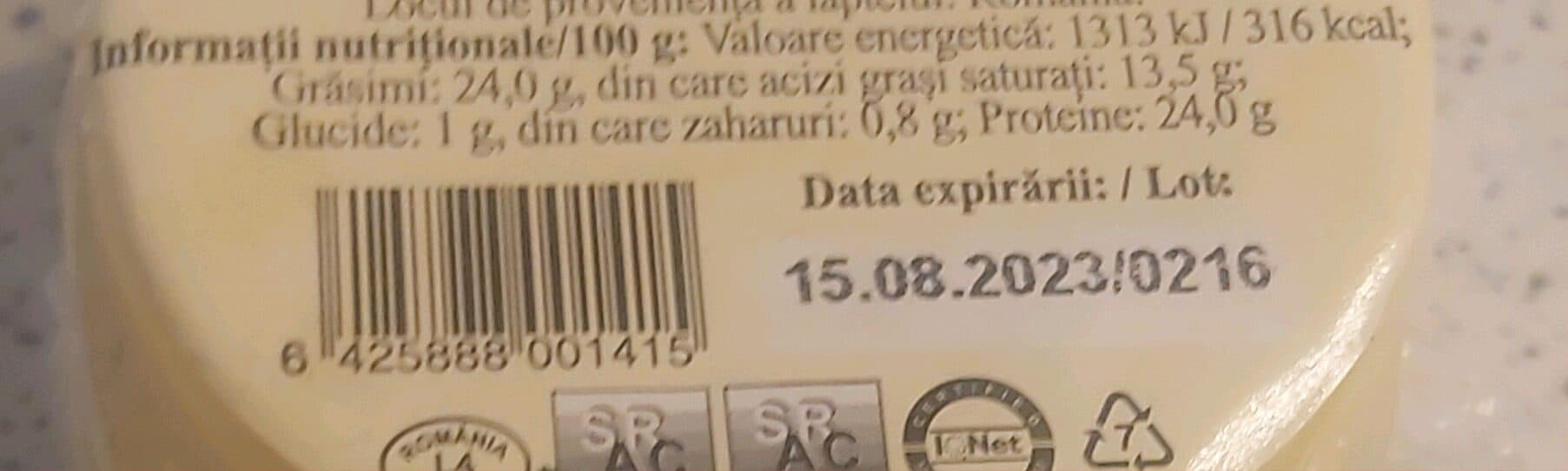 Nucet Cașcaval Rucăr packshot