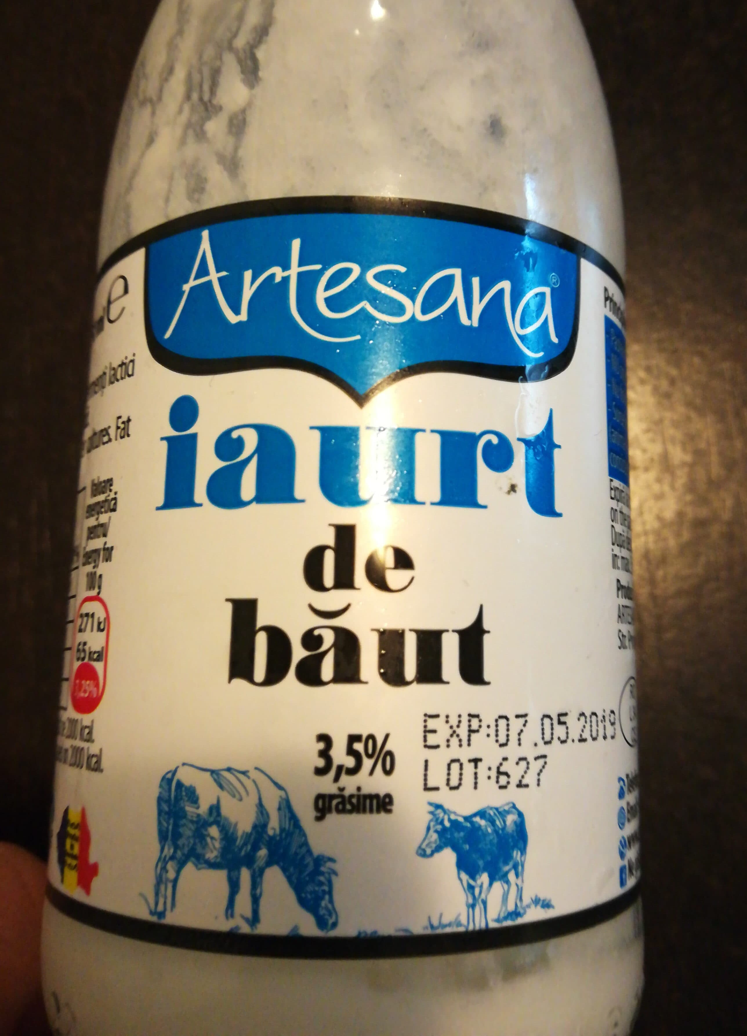 Artesana Iaurt de băut packshot
