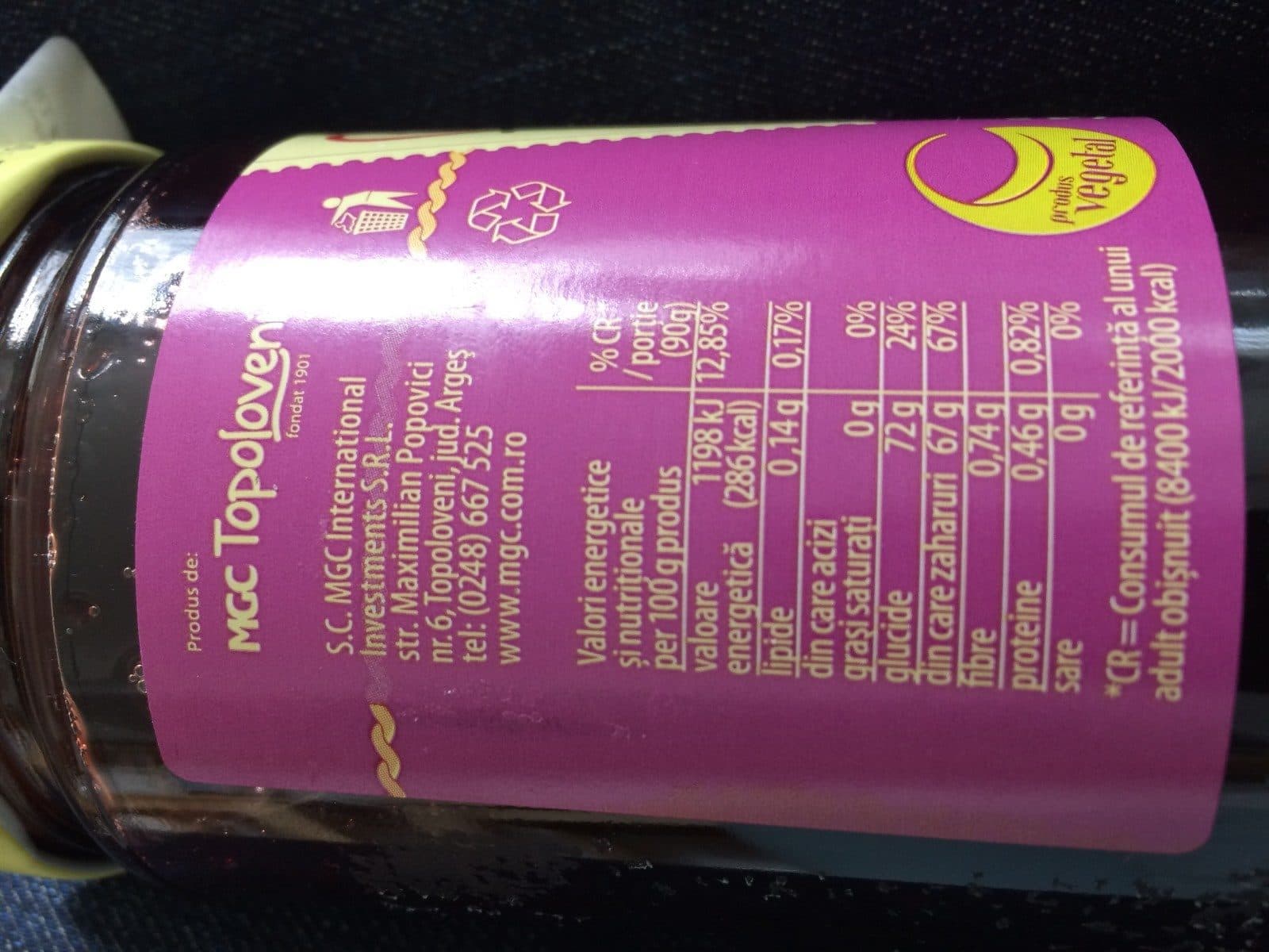 Open Food Facts Confiture de griottes packshot