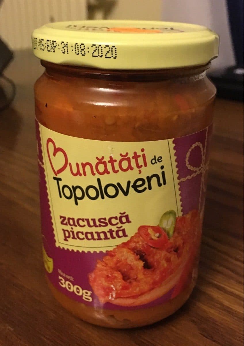 Bunatati de Topoloveni Zacusca picanta packshot