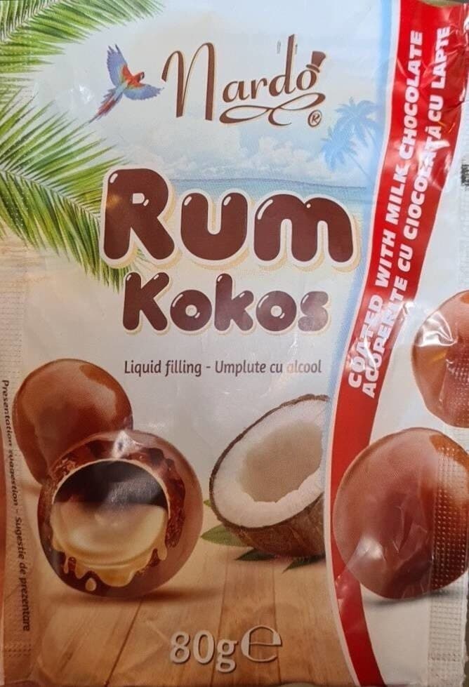 Rum Kokos Liquid filling packshot