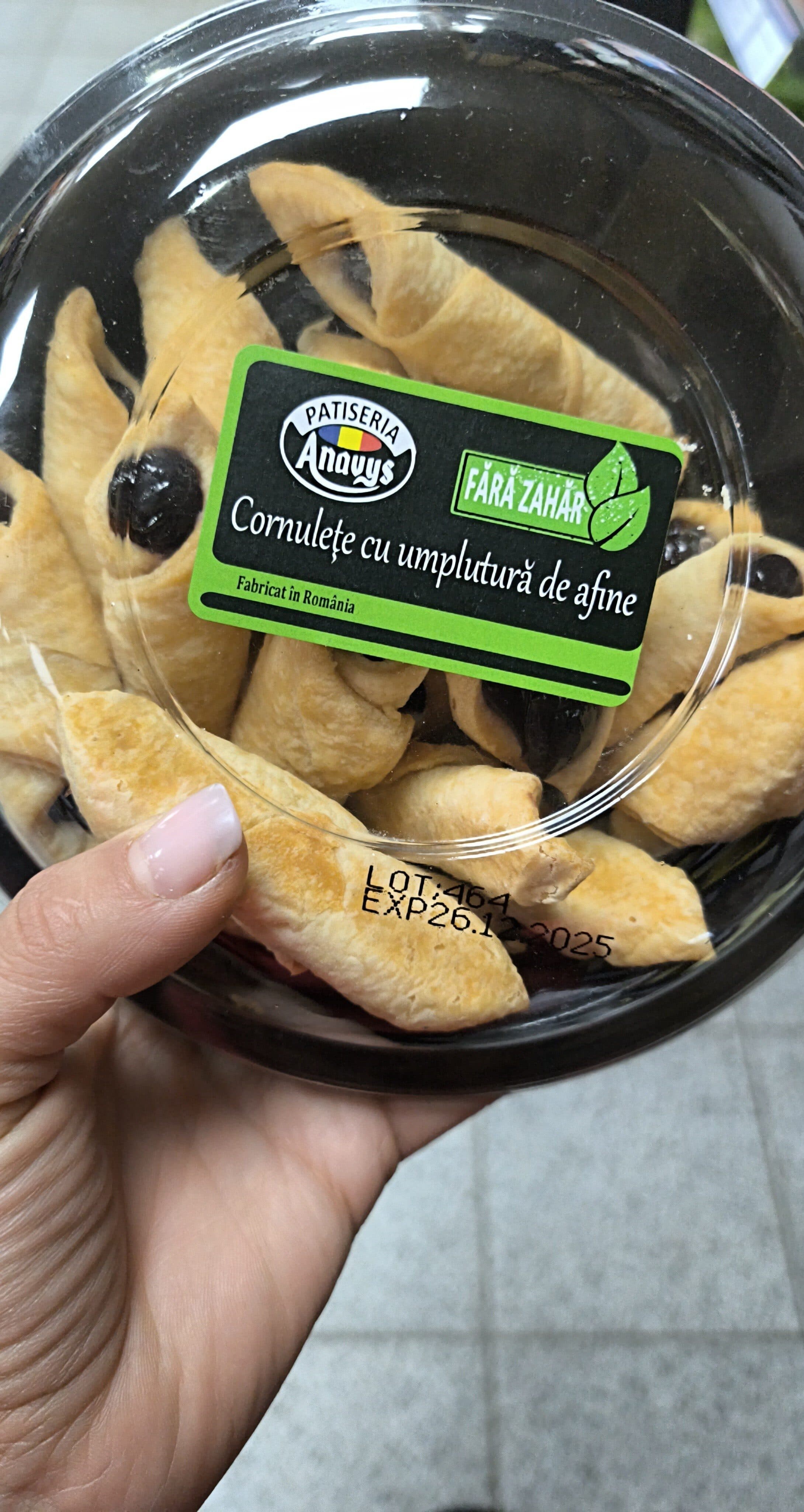 cornulețe afine packshot