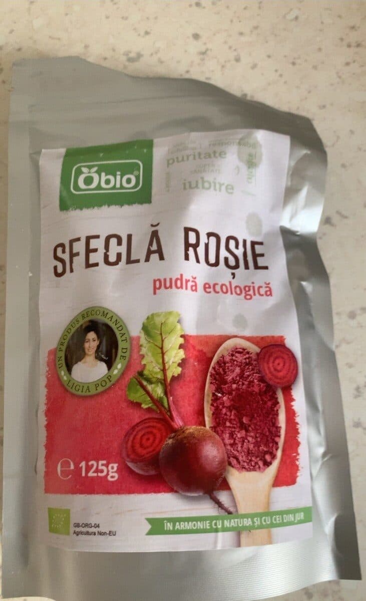 Sfecla rosie pudra ecologica packshot