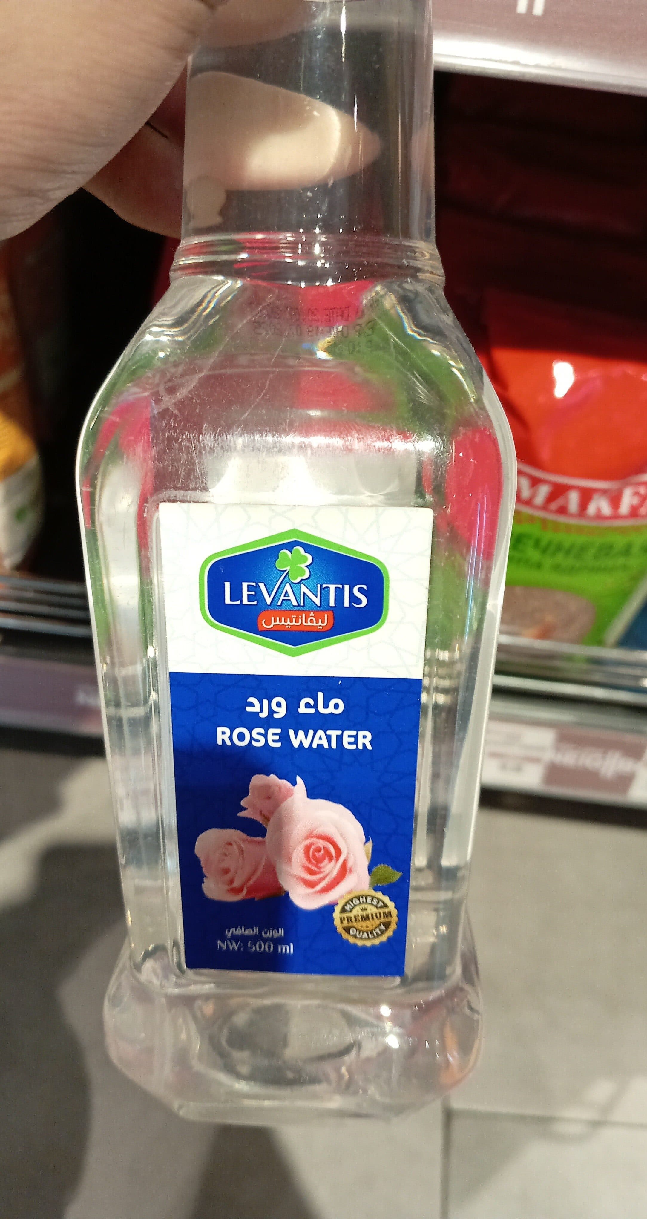 Levant is rose water packshot