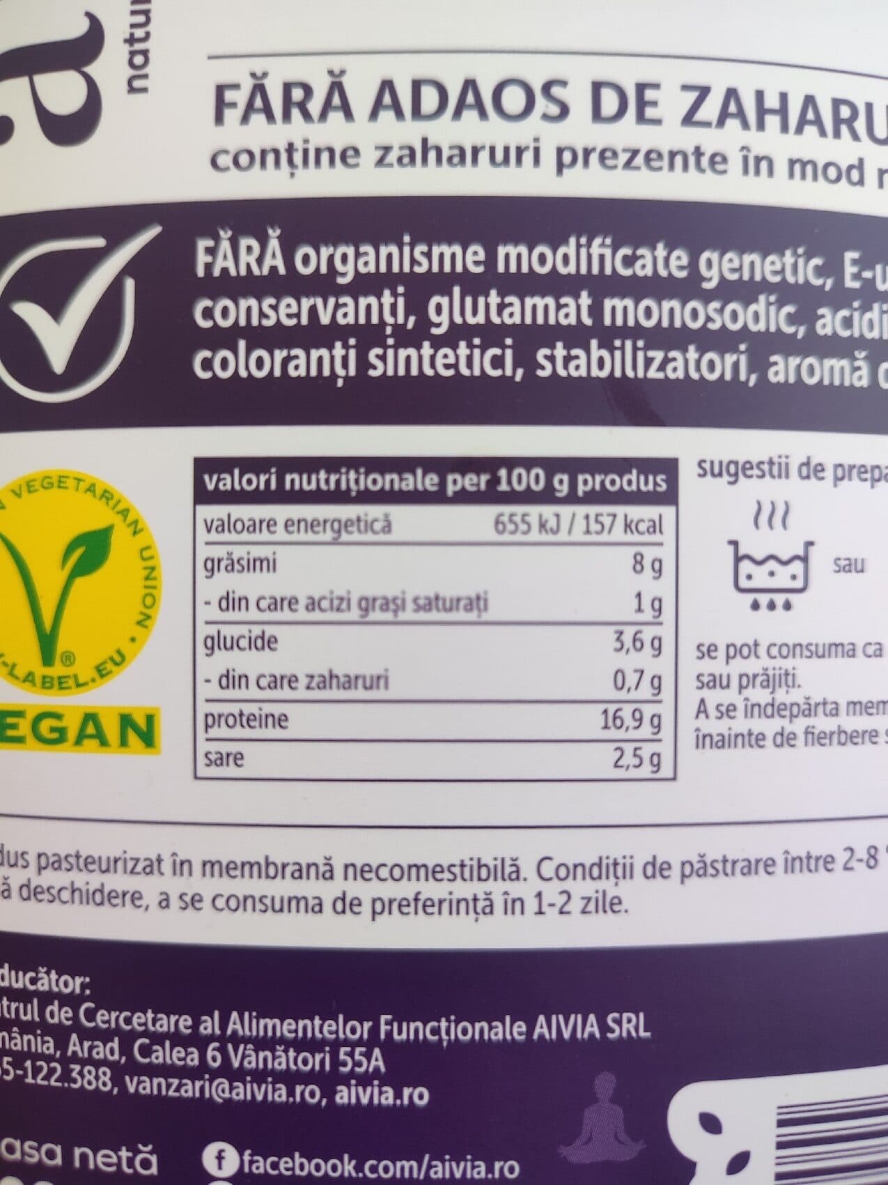 aivia Înlocuitor vegan pentru crenvurști afumați packshot