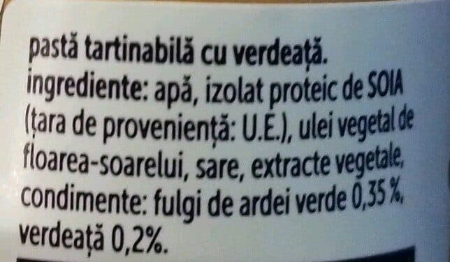 Aivia Pastă tartinabilă cu verdeață packshot
