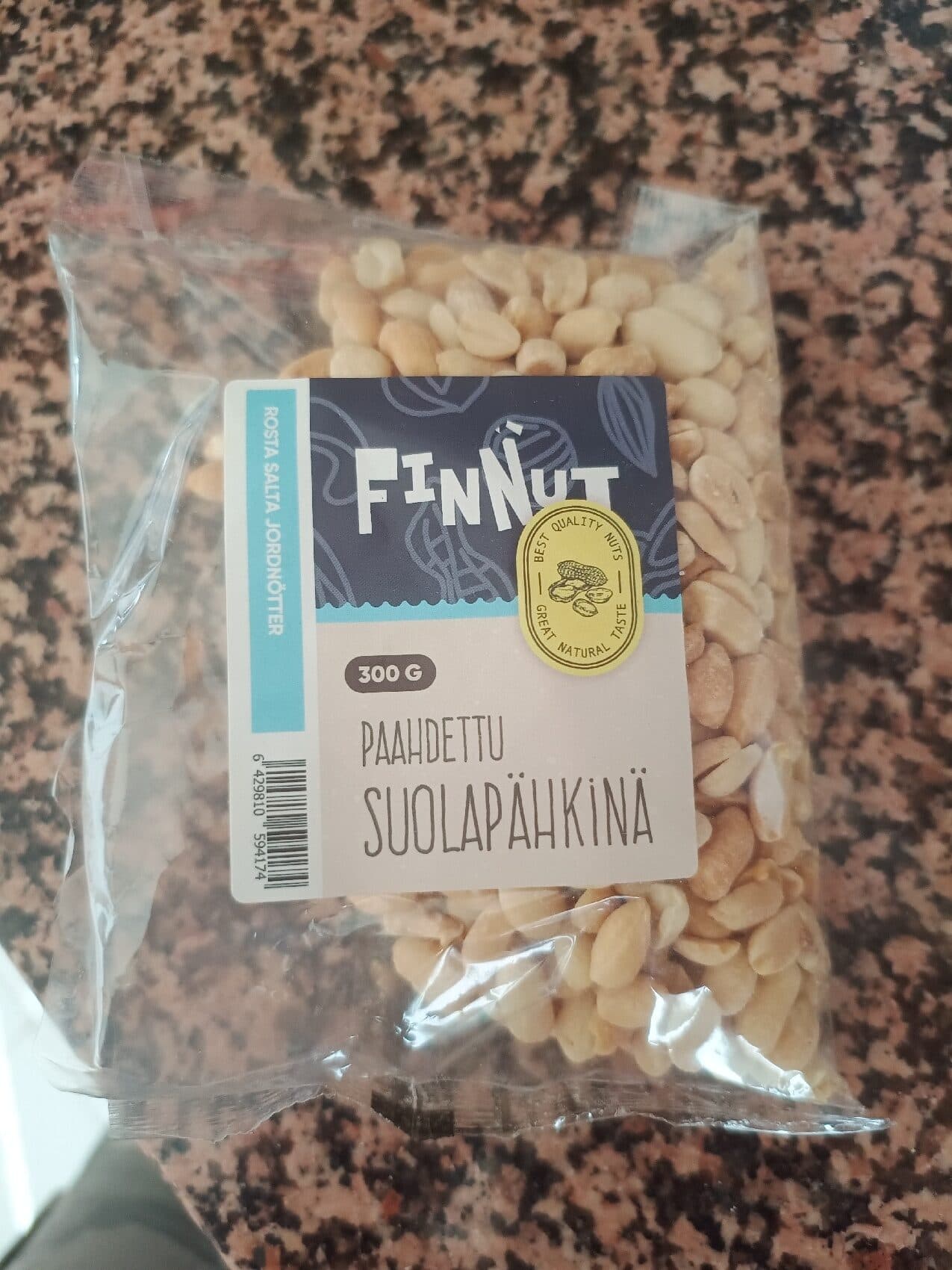 Finnut Roasted Salted Nuts packshot