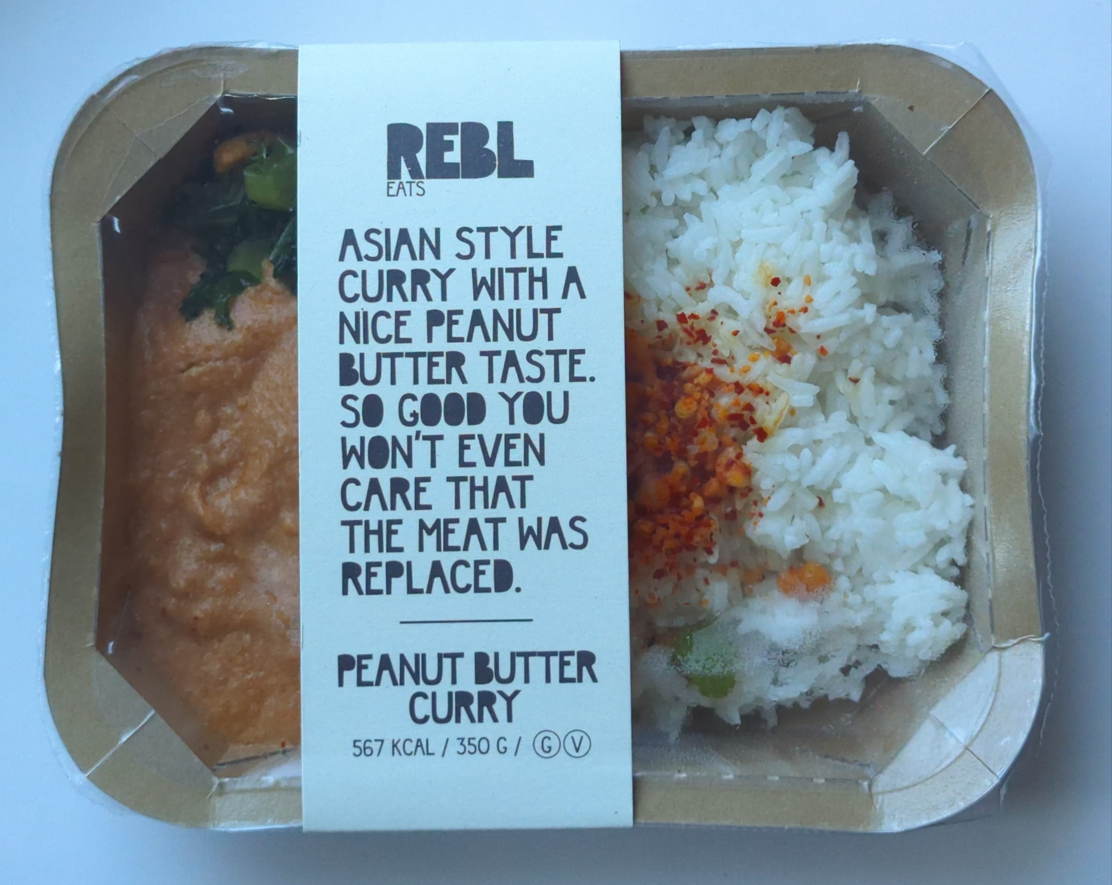 Rebl Eats Peanut Butter Curry packshot
