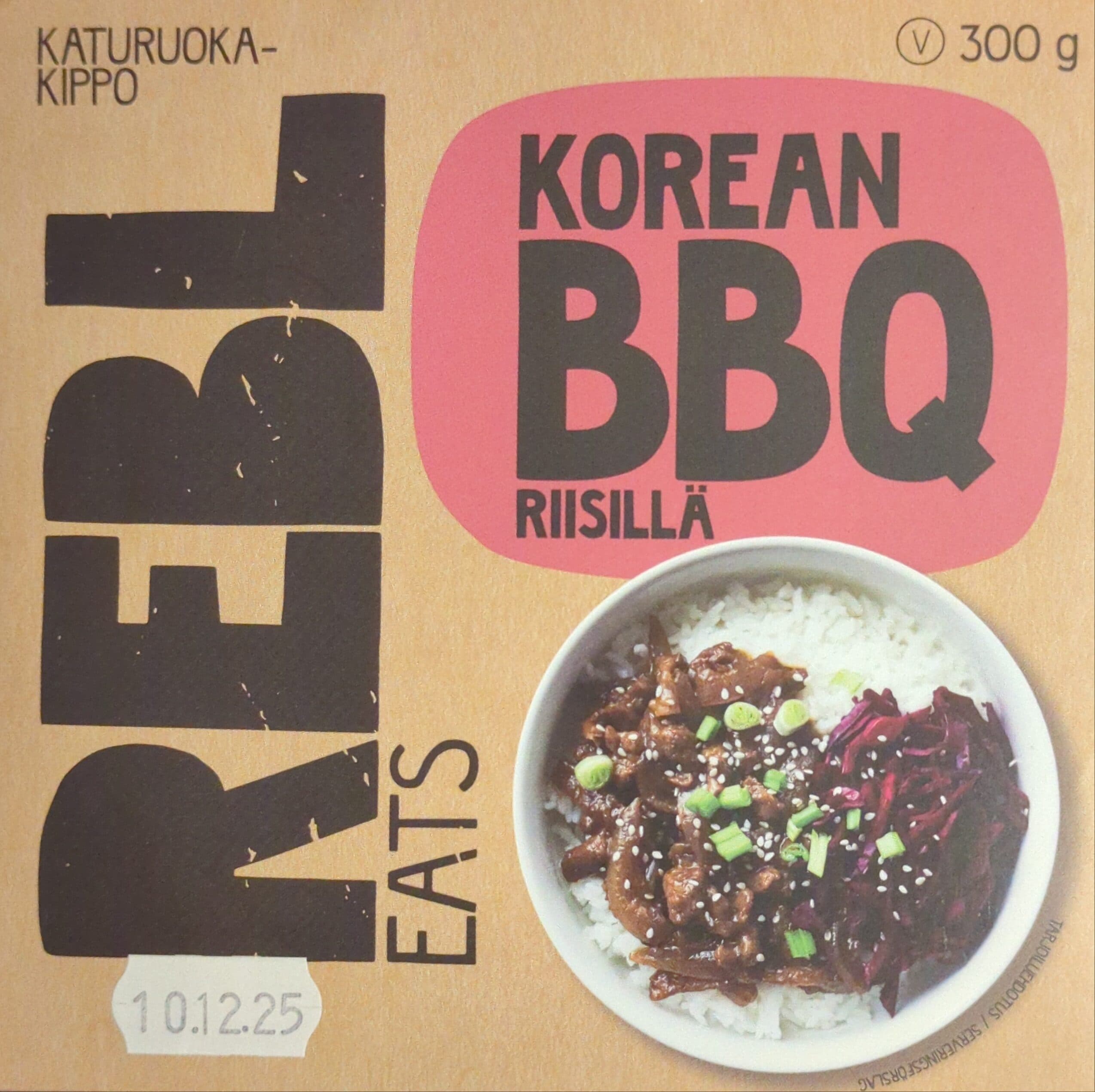 Rebl Eats Korean BBQ riisillä packshot