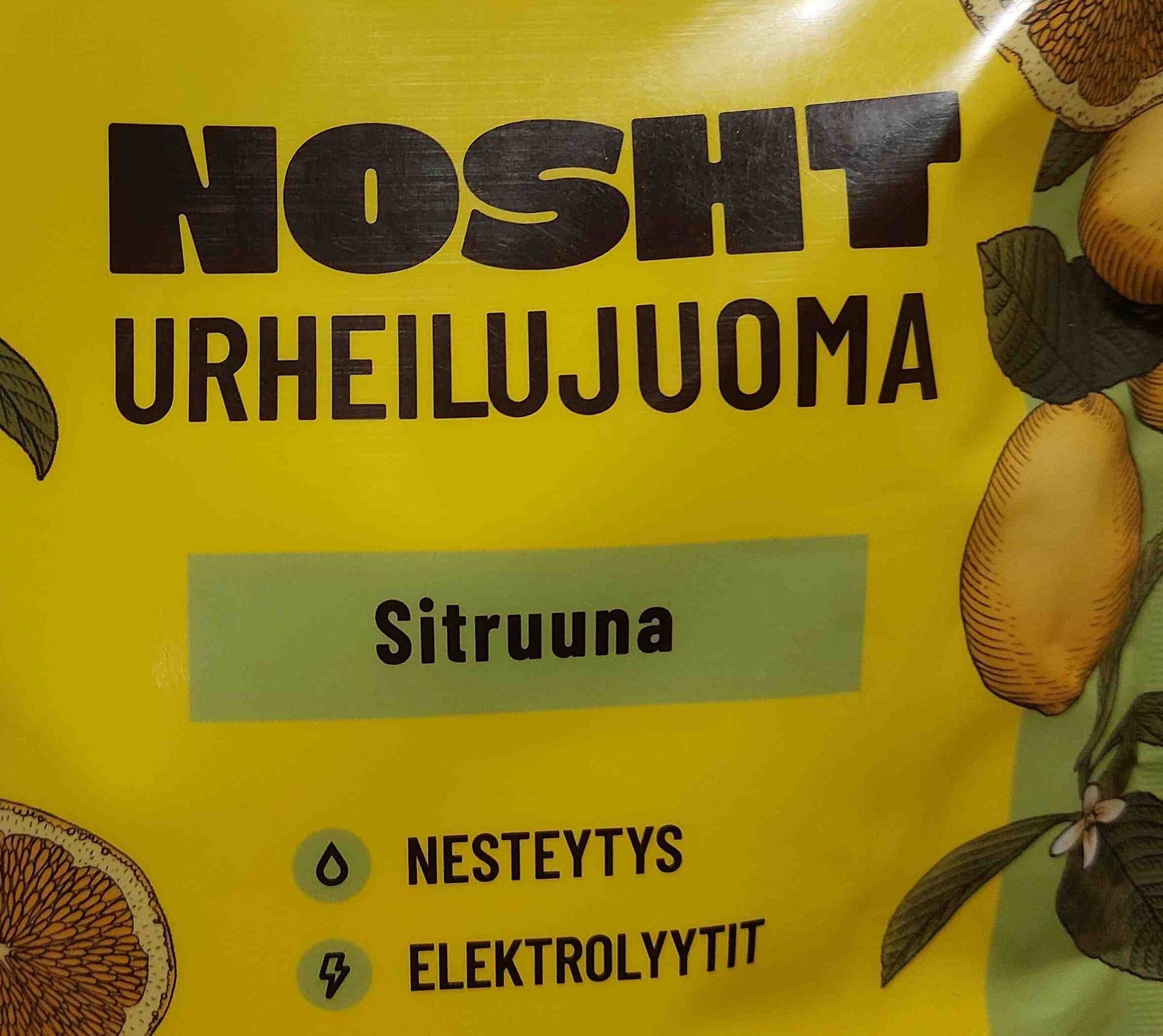 Nosht Urheilujuoma sitruuna packshot