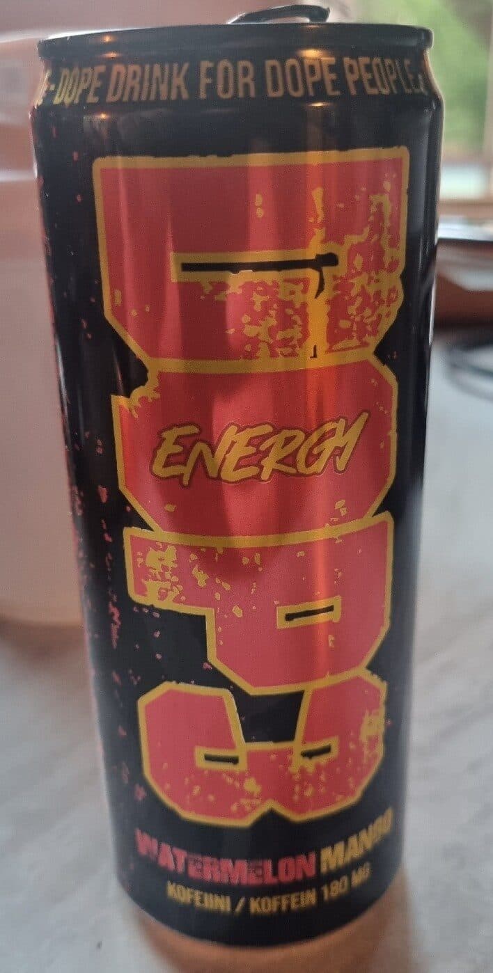 PtvLabs DOPE, Watermelon-Mango energydrink packshot