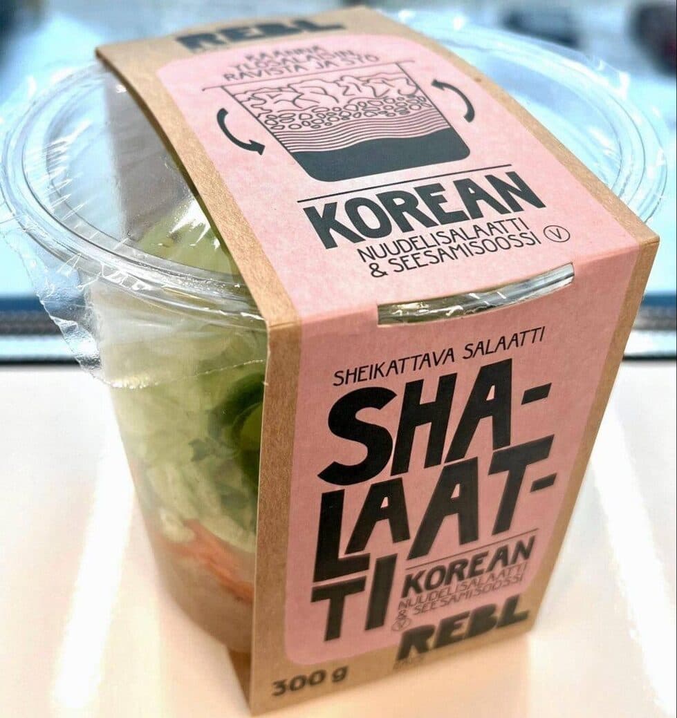 Rebl Eats Shalaatti: Korean nuudelisalaatti ja seesamisoossi packshot