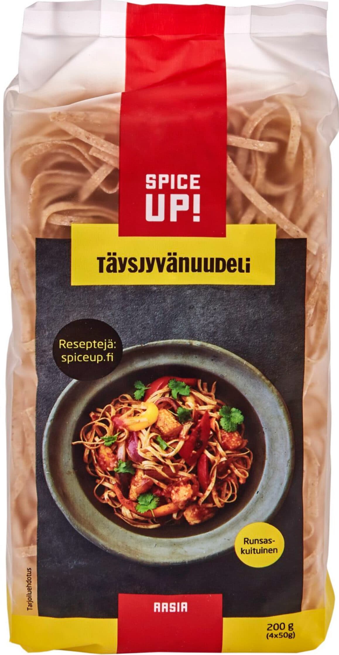 Spice Up! Täysjyvänuudeli packshot