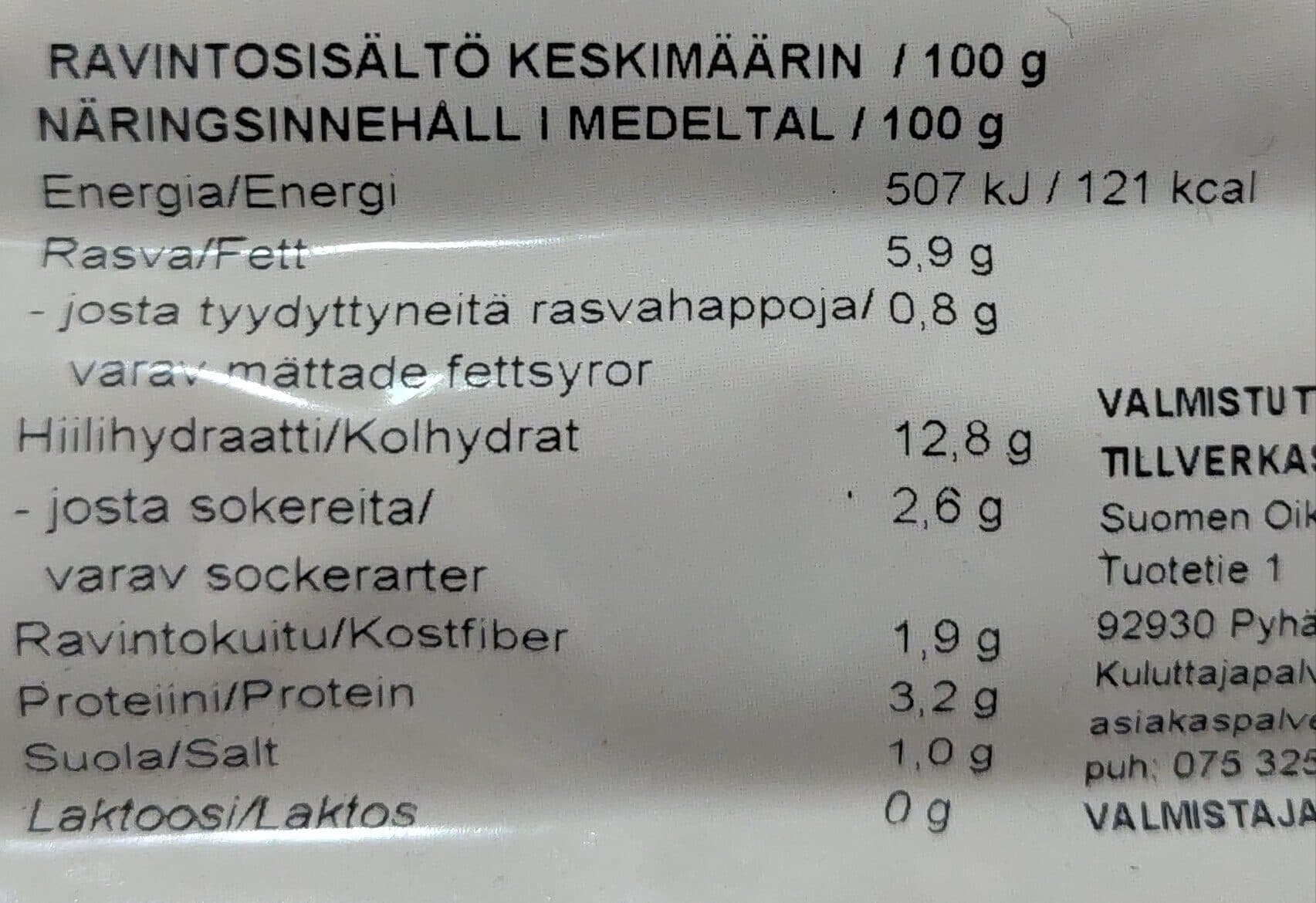 Oikia Ruokaa Vegetarian bulgur packshot