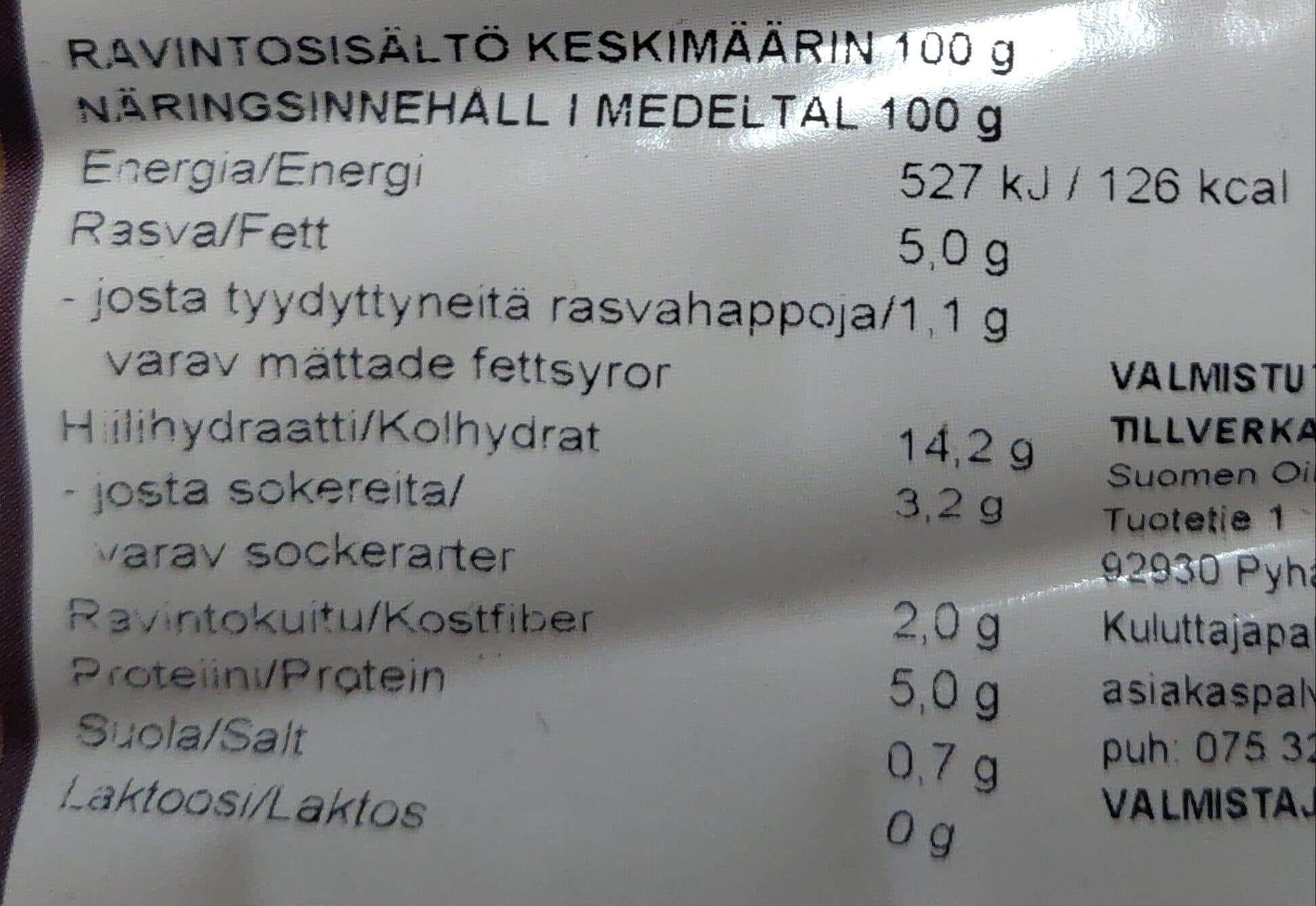 Oikia Ruokaa Vegetable Lasagna packshot