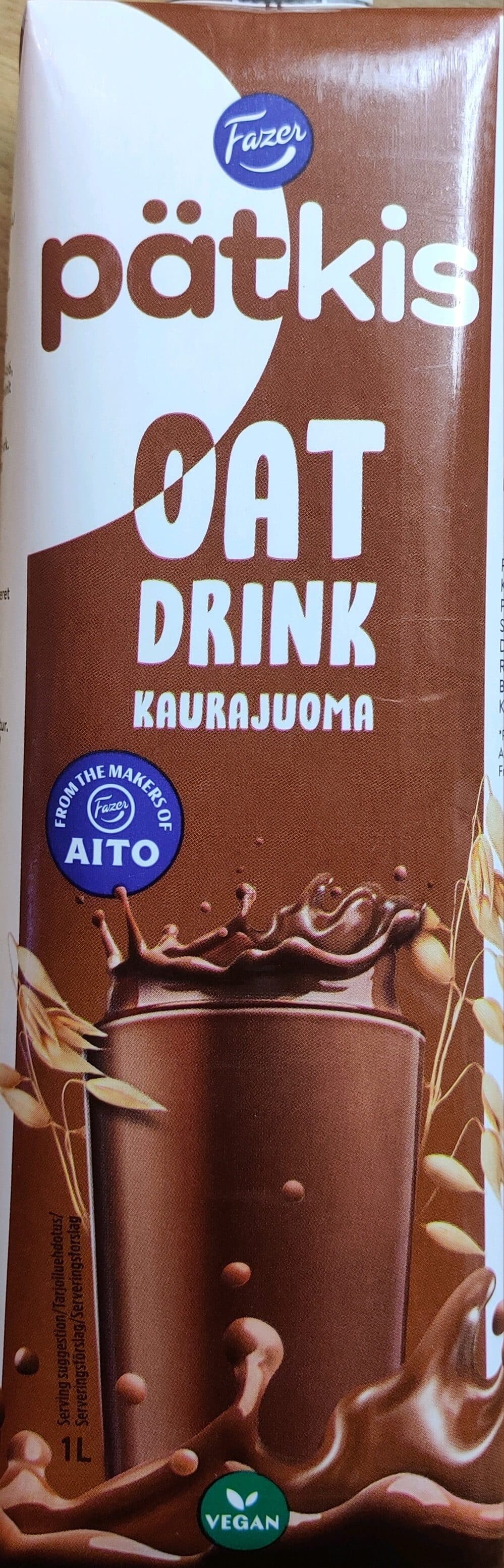 Fazer Pätkis oat drink kaurajuoma packshot