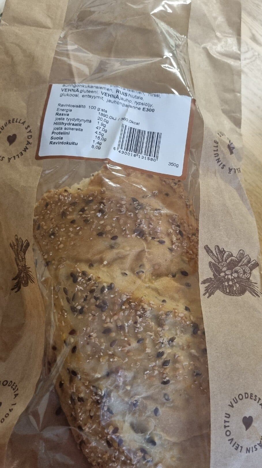 Tiihosen Leipomo 7-viljan Leipä packshot