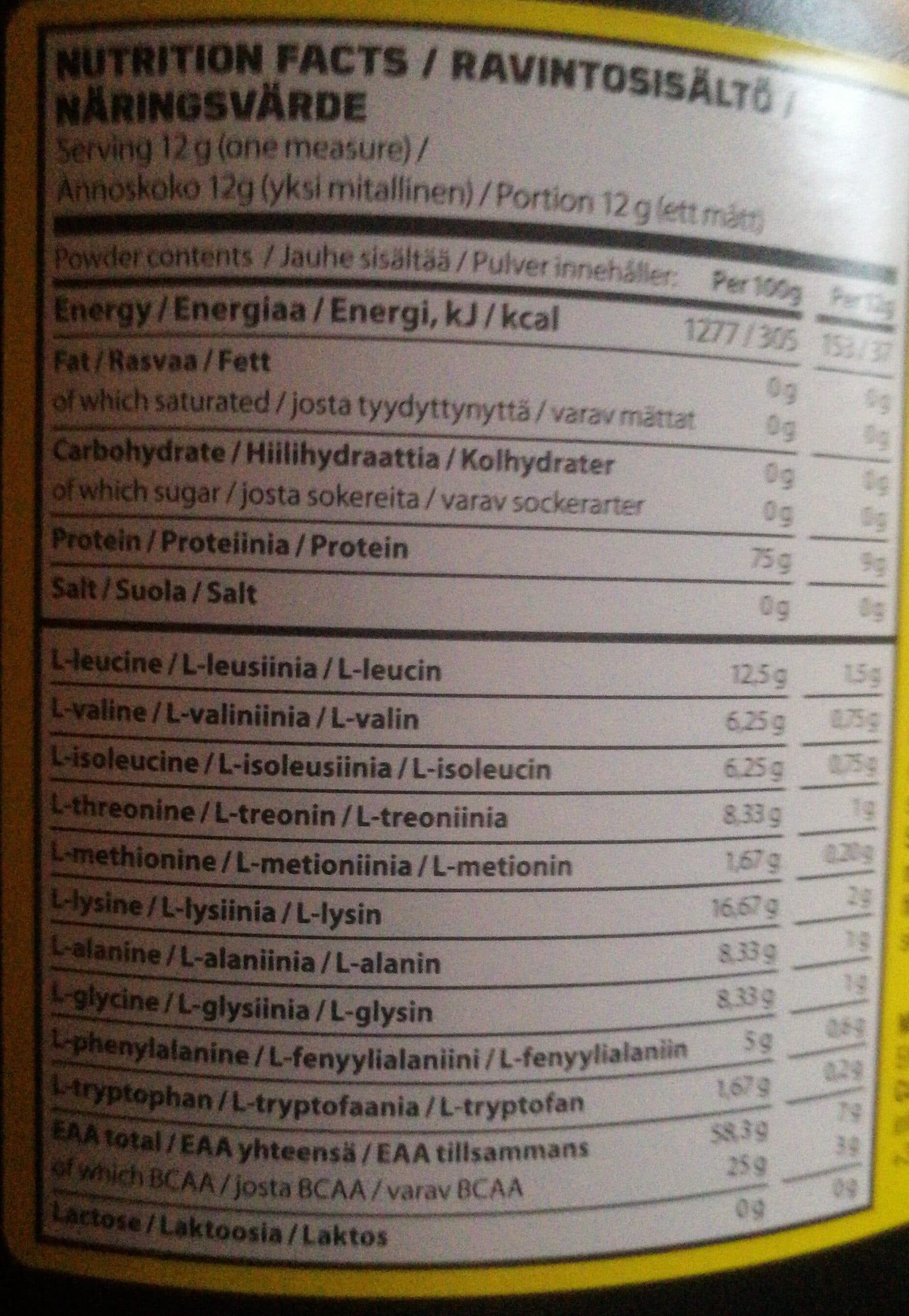 SportLife Nutrition 6430018361826 packshot