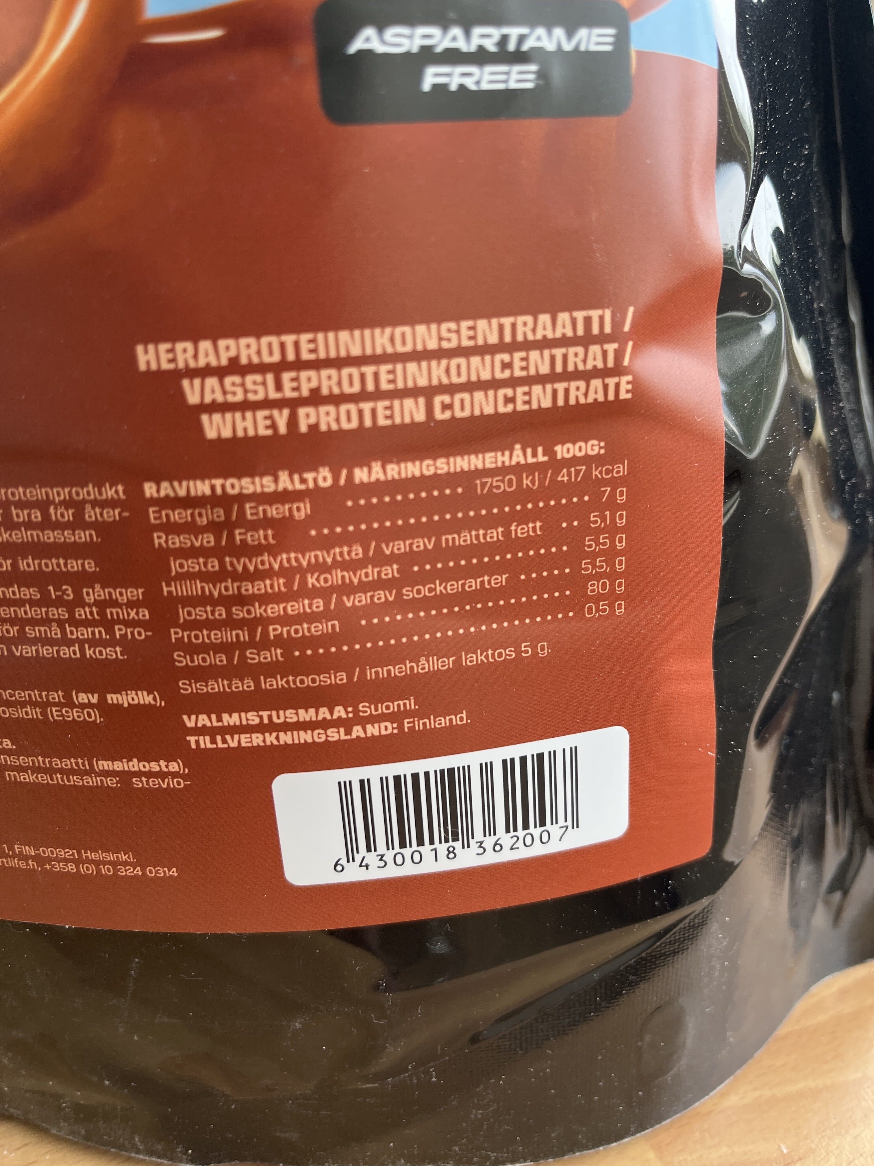 SportLifenutrition Whey protein packshot