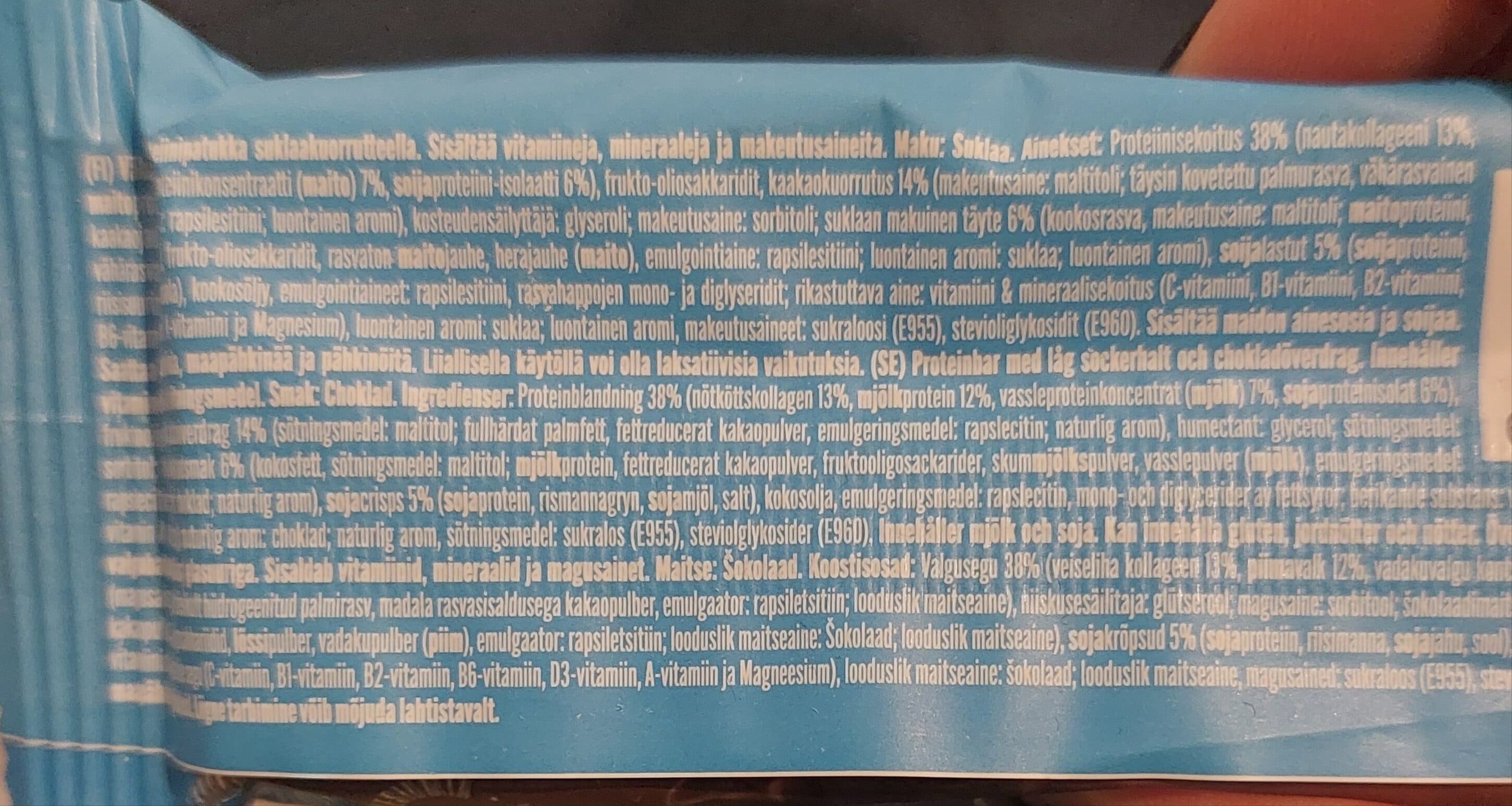 Sportlife Chocolate Brownie Protein Bar packshot