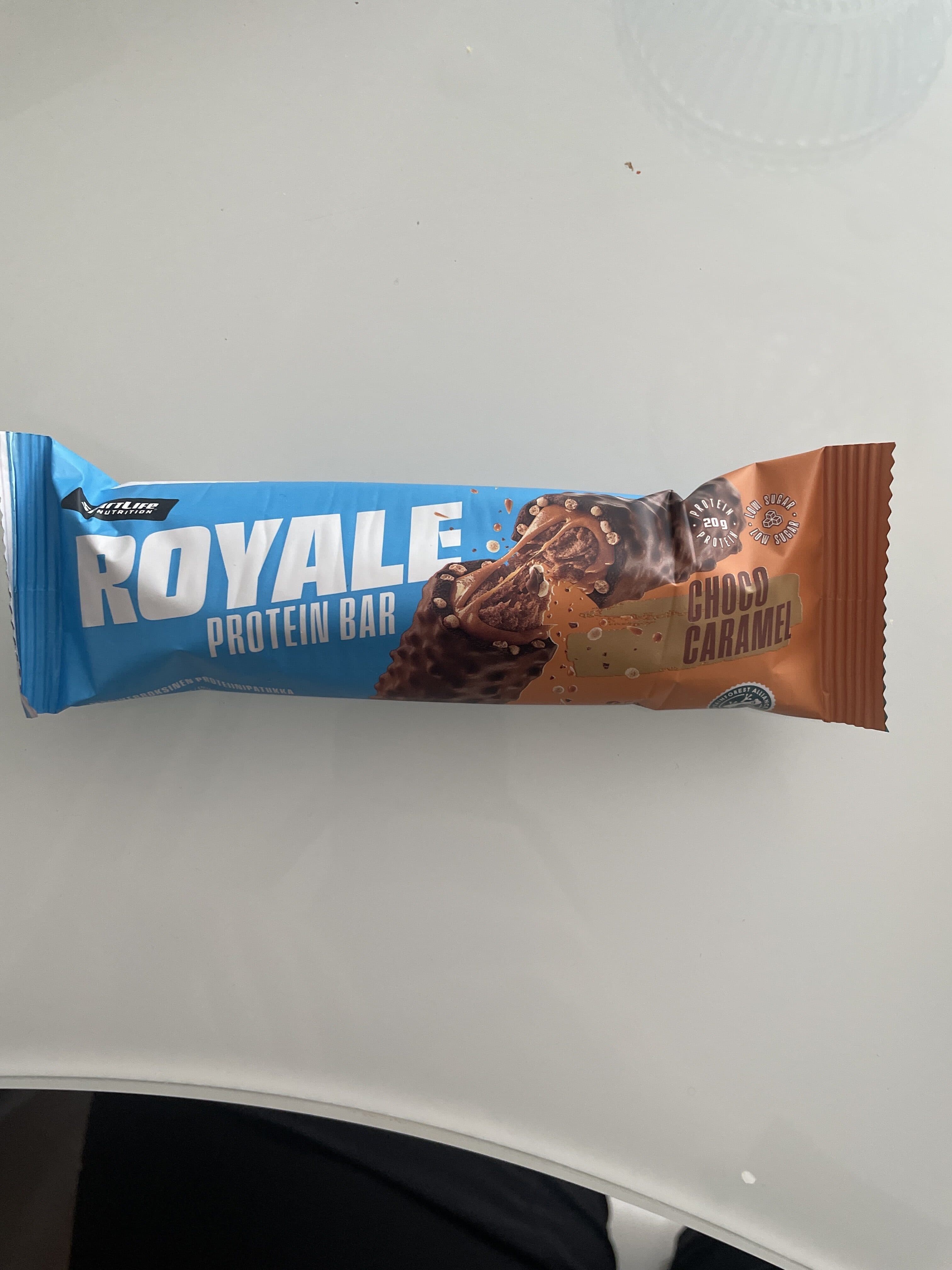 Sportlife Royale protein bar Choco caramel packshot