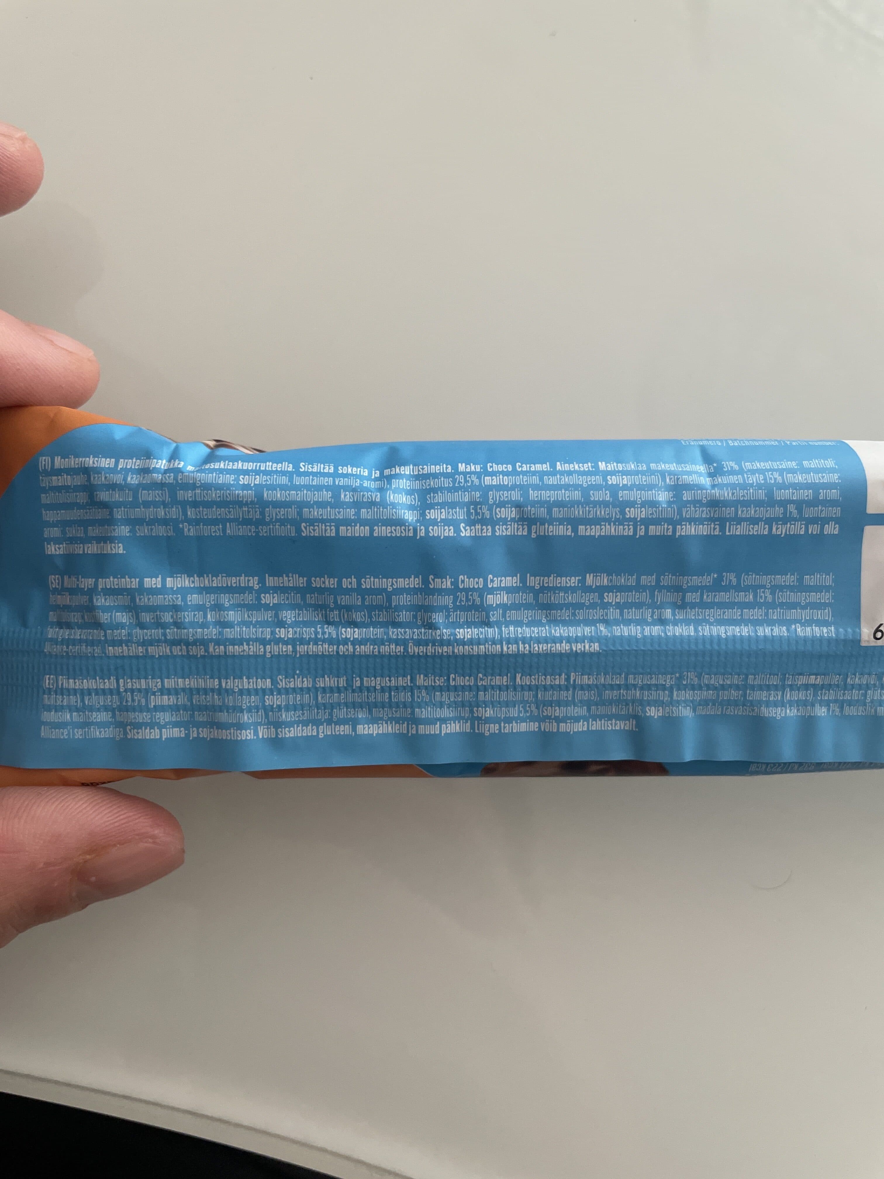 Sportlife Royale protein bar Choco caramel packshot