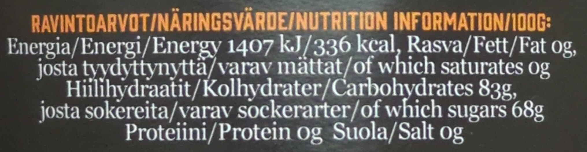 Namitupa Salmiac Blood Orange packshot