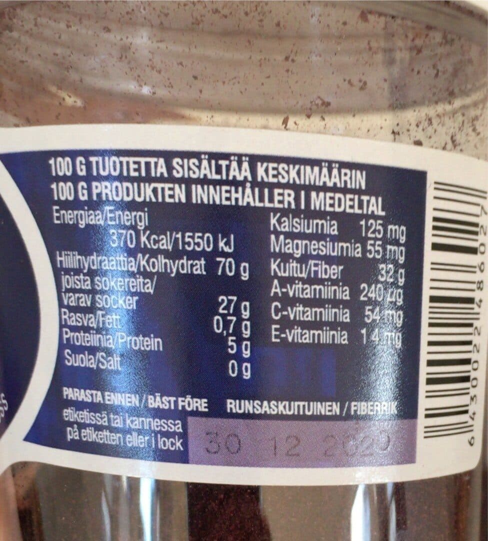 Greenfinn's Mustikka rouhe packshot
