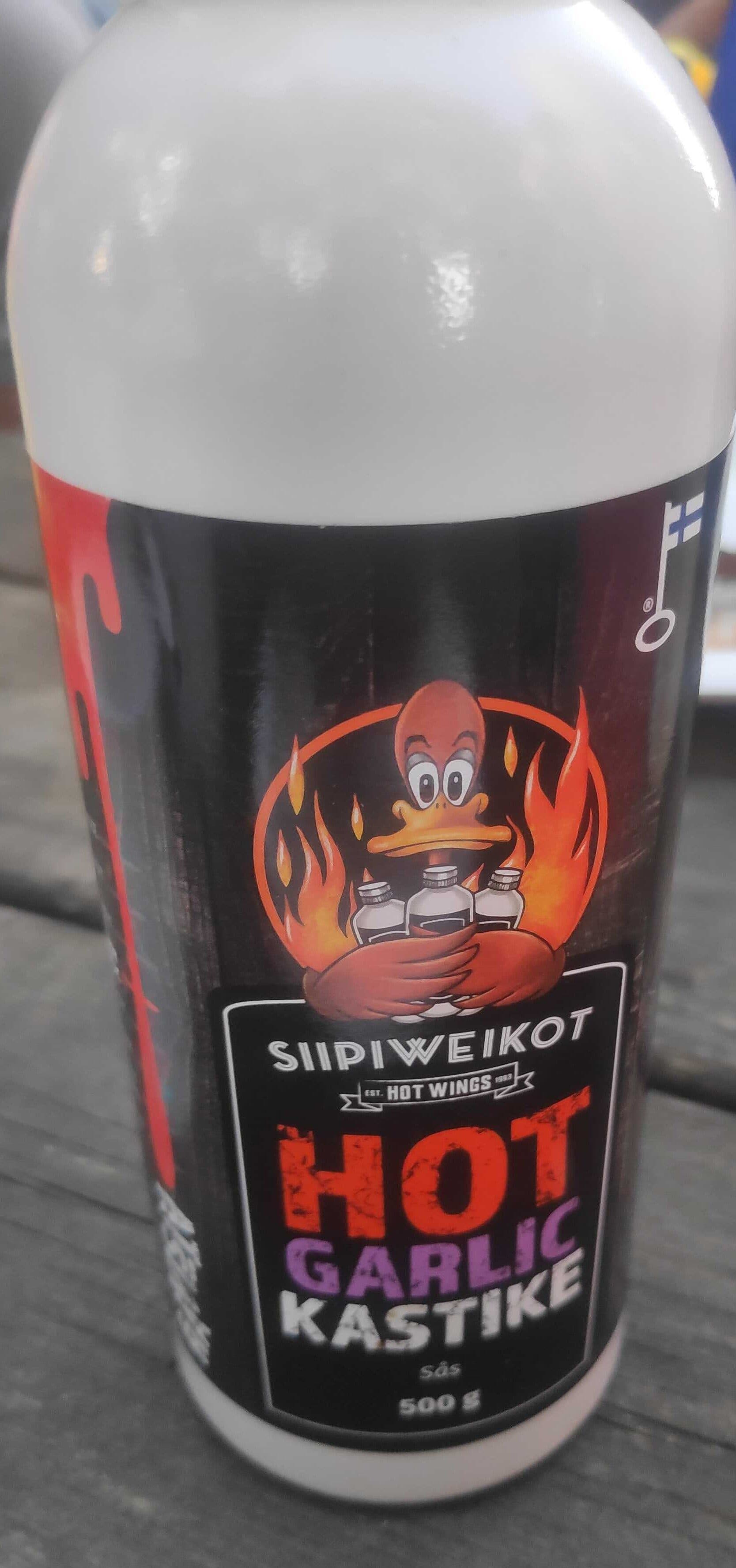 Siipiweikot hot garlic kastike packshot