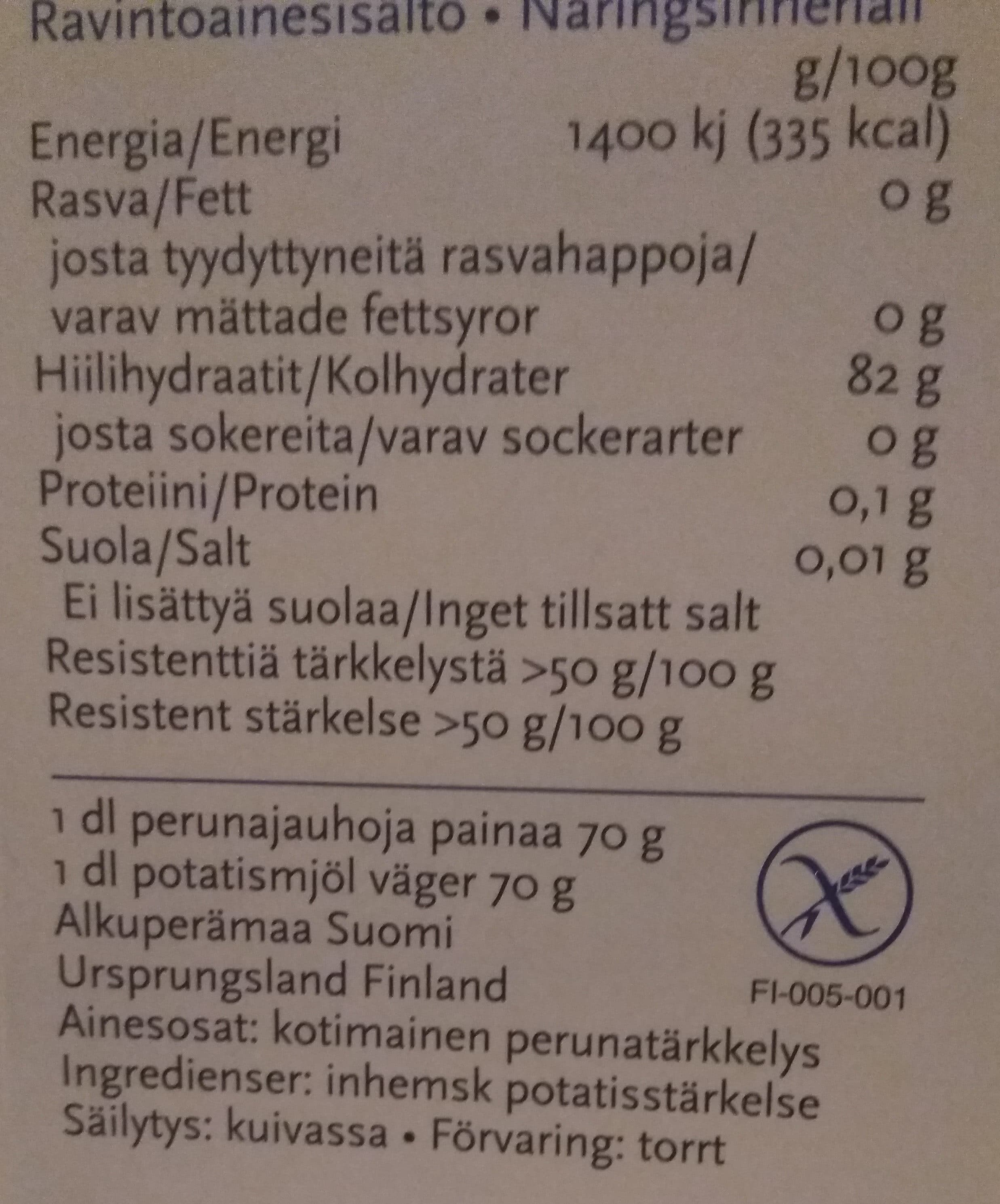 Kolmen Konstin Perunajauhot packshot