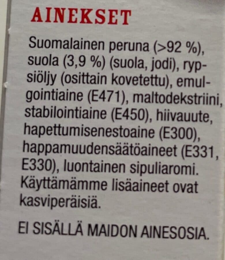 Mummon Mummon muusi packshot