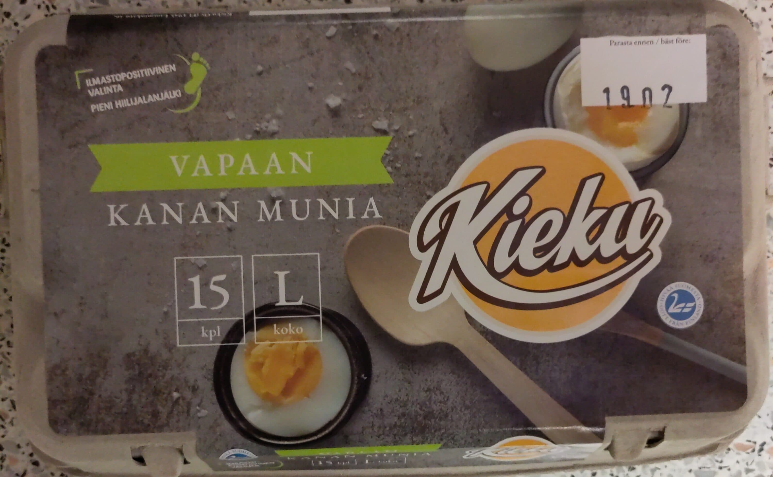 Kieku Vapaan kanan munia packshot