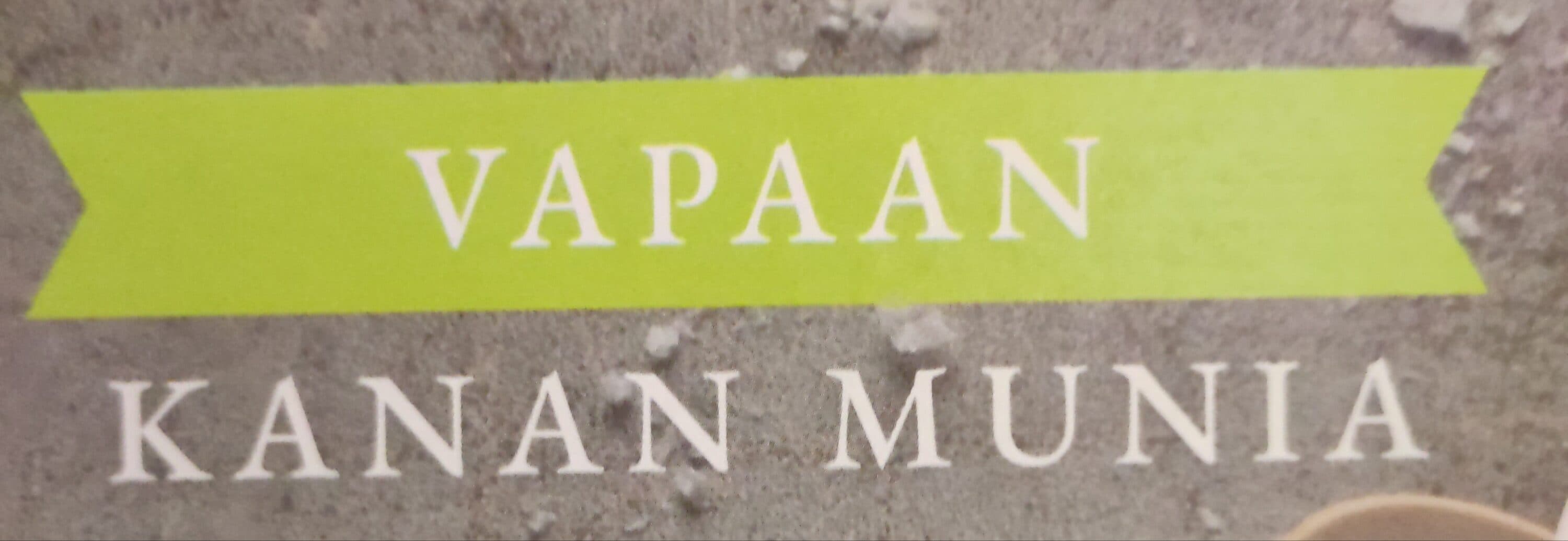 Kieku Vapaan kanan munia packshot