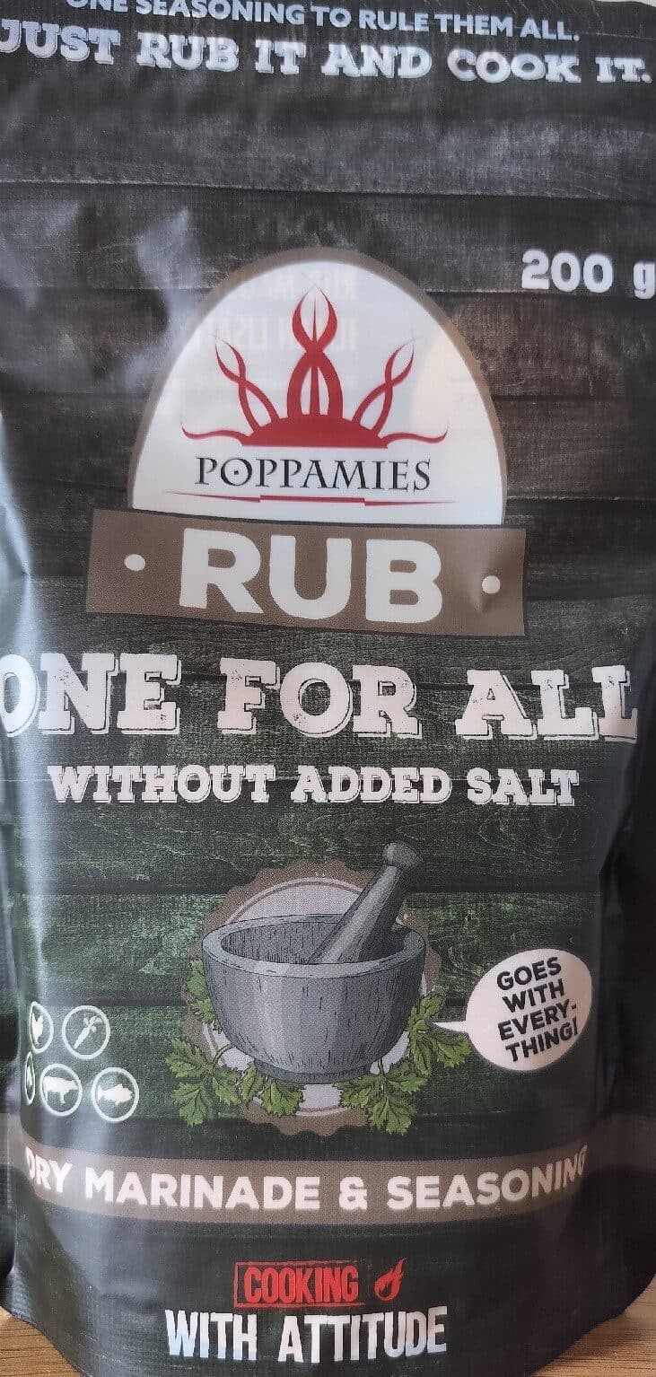 Poppamies One For All Rub packshot