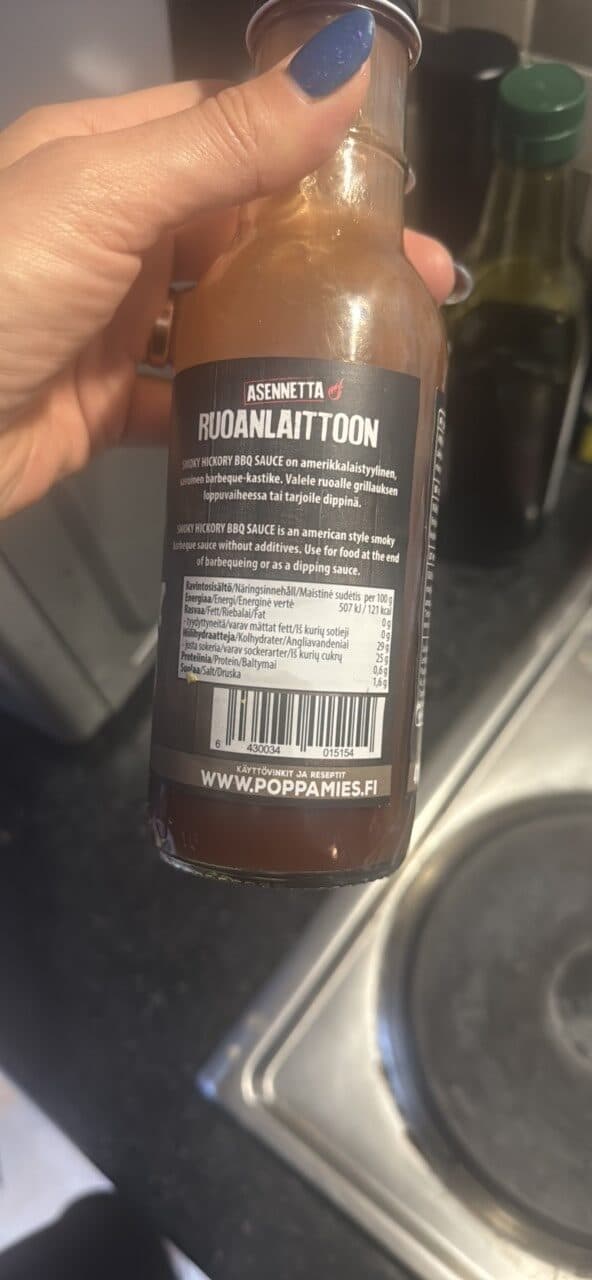 Poppamies BBQ Sauce Smoky Hickory packshot