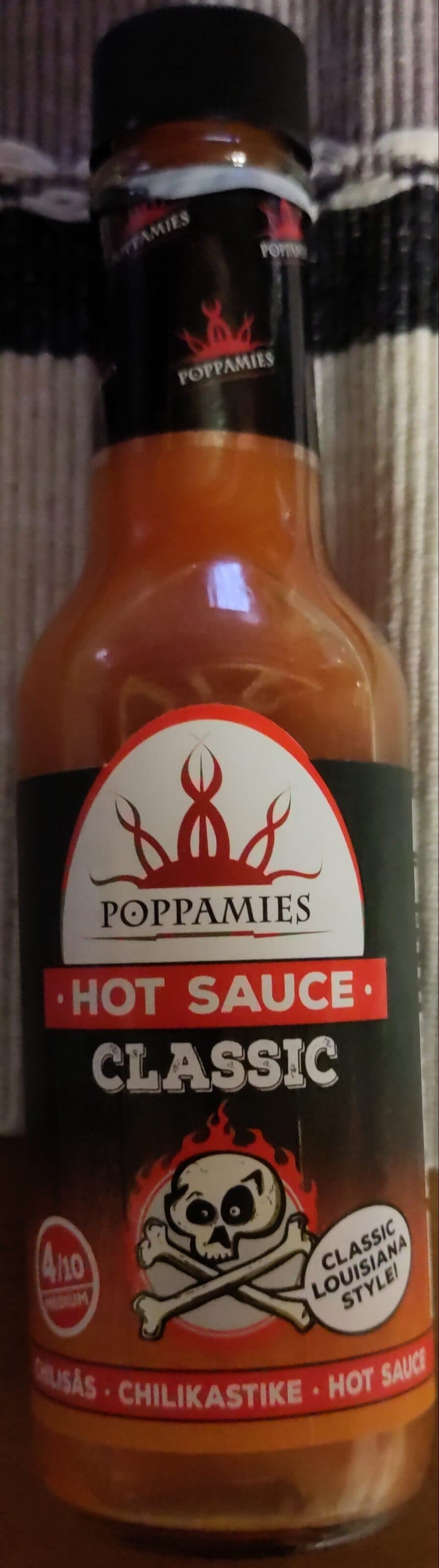 Poppamies Hot Sauce Classuc chilikastike packshot