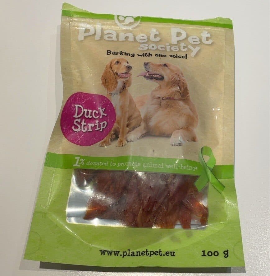 Planet pet duck strip packshot