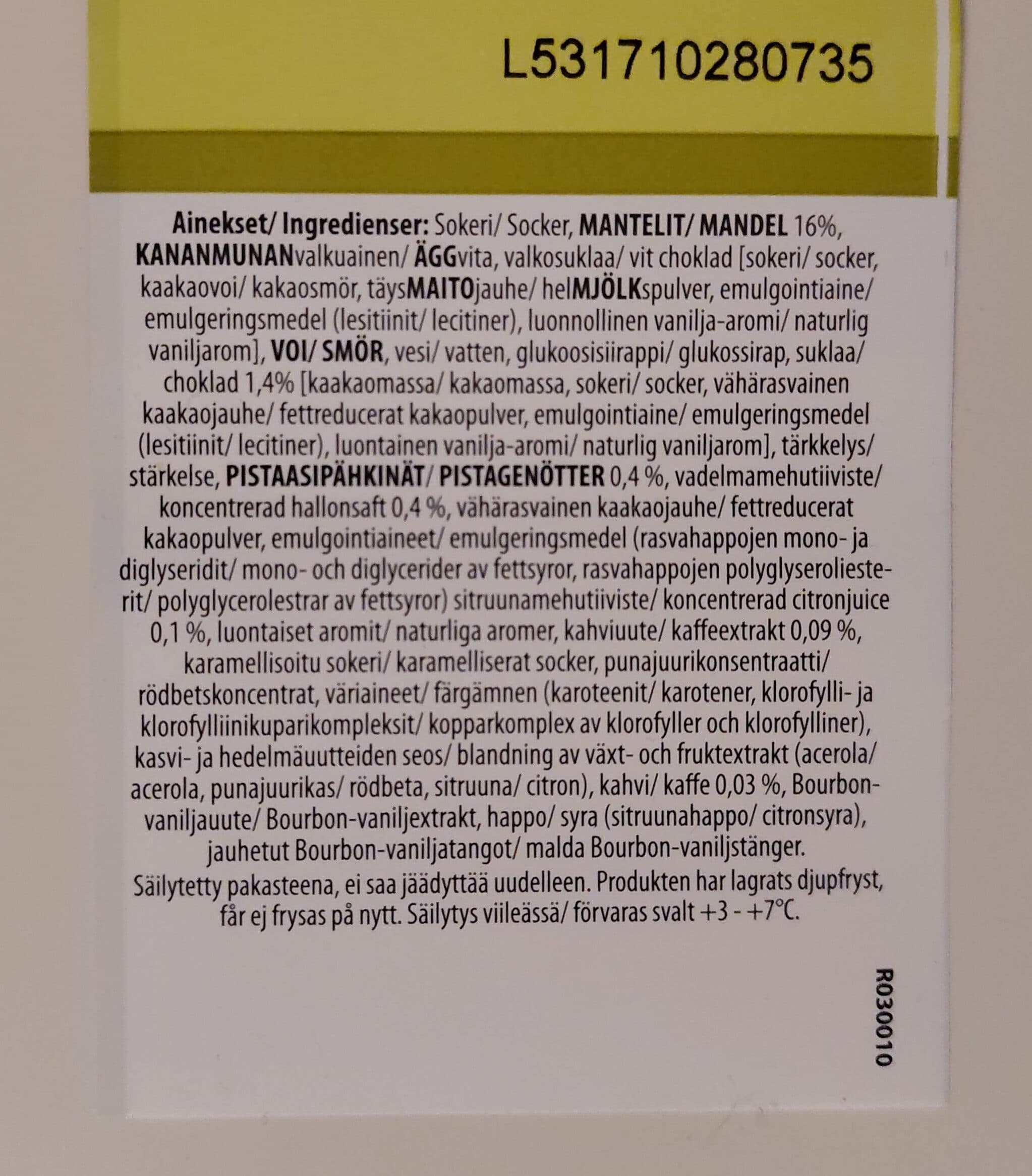 Open Food Facts Macarons packshot