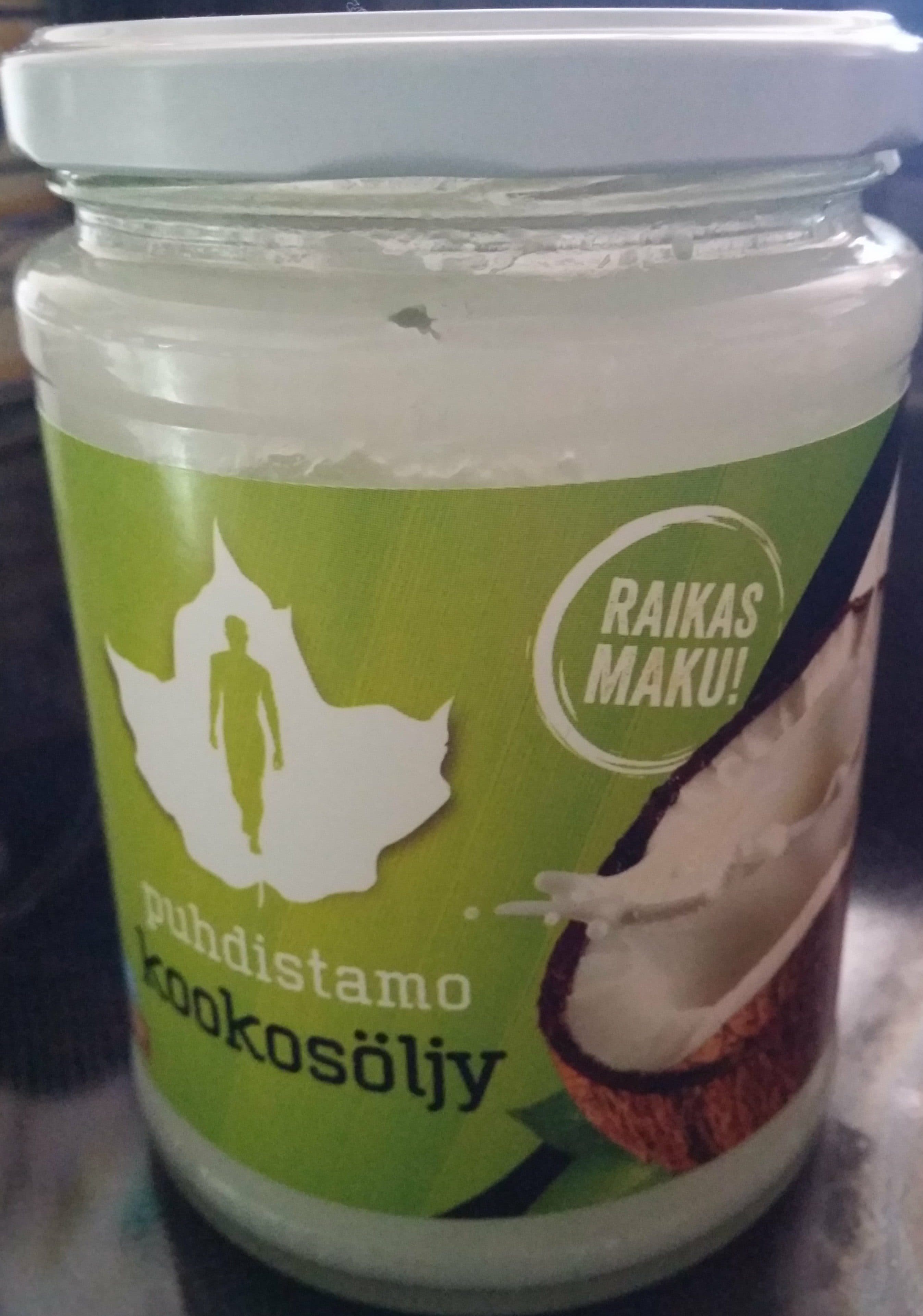 Puhdistamo - real food kookosöljy coconut oil packshot
