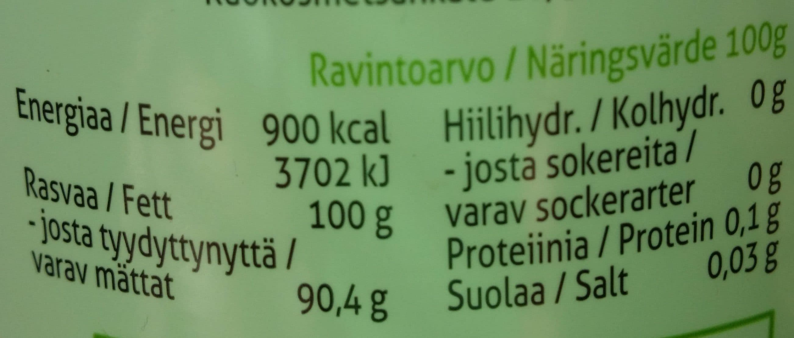 Puhdistamo - real food kookosöljy coconut oil packshot