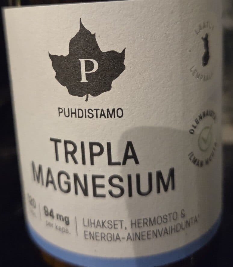 Puhdistamo Tripla Magnesium packshot