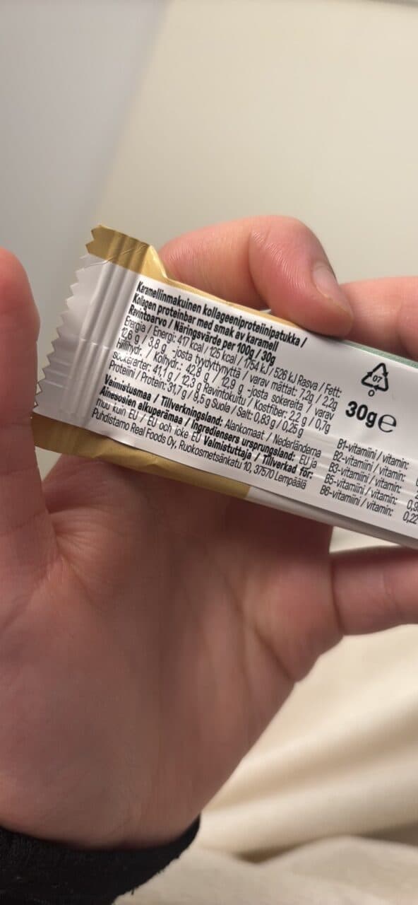 Puhdistamo Kollageeni Protein Bar packshot
