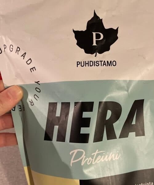 Puhdistamo Hera proteiini vanilija packshot