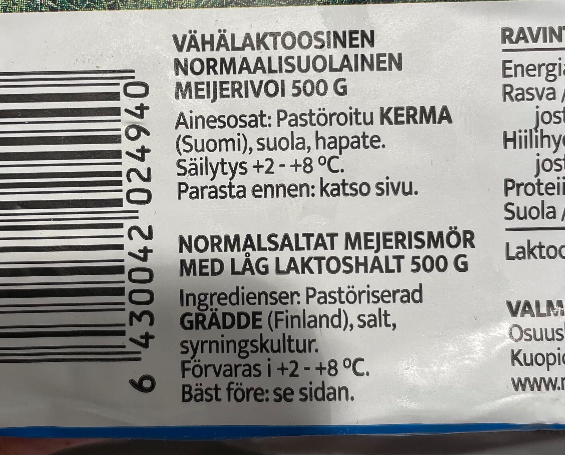 Maitomaa Voi packshot