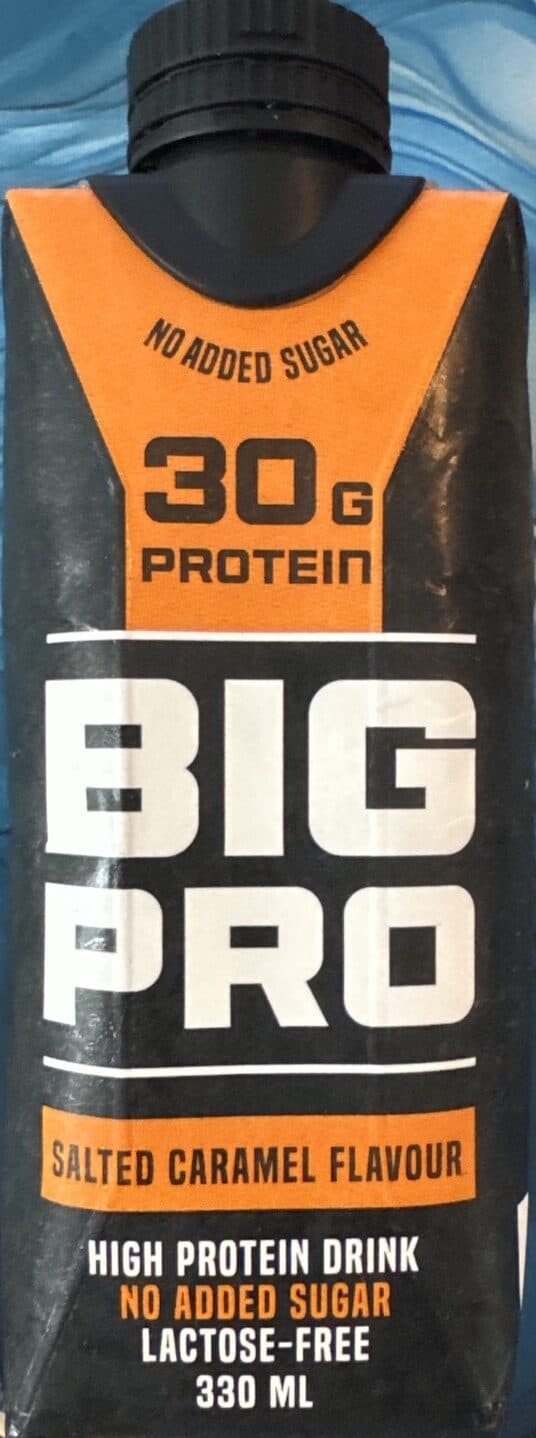 Big Pro Salted Caramel Flavour packshot