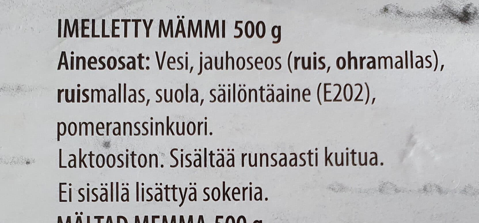 HoviRuoka Mämmi packshot