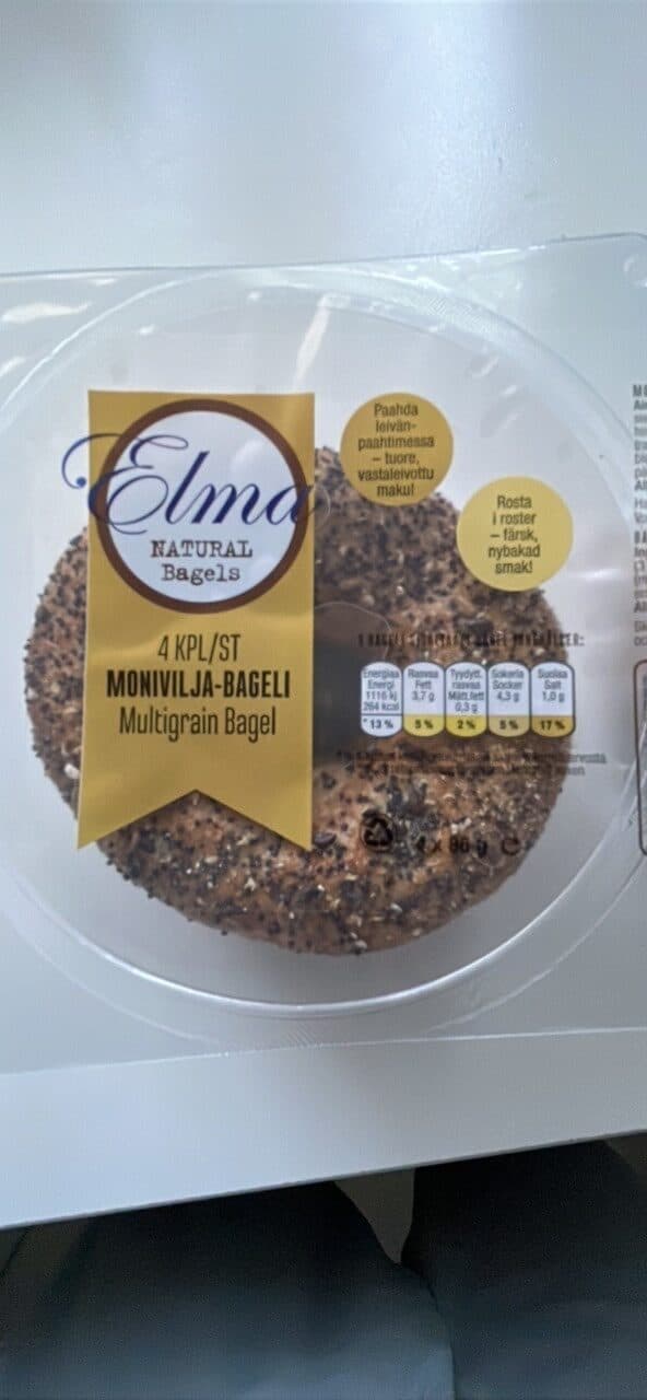 Elma Multigrain Bagle packshot