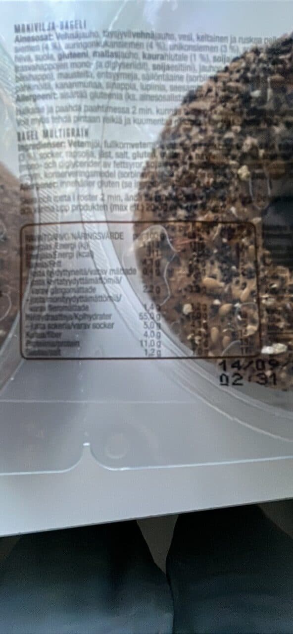 Elma Multigrain Bagle packshot